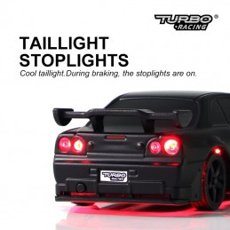 Micro Sport Black 1/76 RTR Turbo Racing Turbo Racing TB-C74-BK - 5