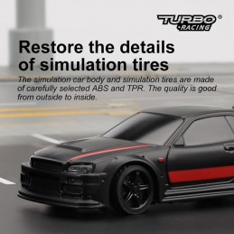 Micro Sport Noir 1/76 RTR Turbo Racing Turbo Racing TB-C74-BK - 8