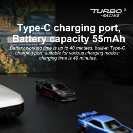 Micro Sport Black 1/76 RTR Turbo Racing Turbo Racing TB-C74-BK - 9