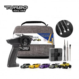 Coffret 4ème anniversaire avec 5 voitures 1/76 RTR Turbo Racing Turbo Racing TB-4THSET - 1