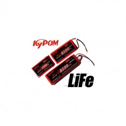 Li - Fe Rx 3000mAh 20 c 2S 6, 6V Kypom Kypom Batteries KTRX3000HP20-2S - 2