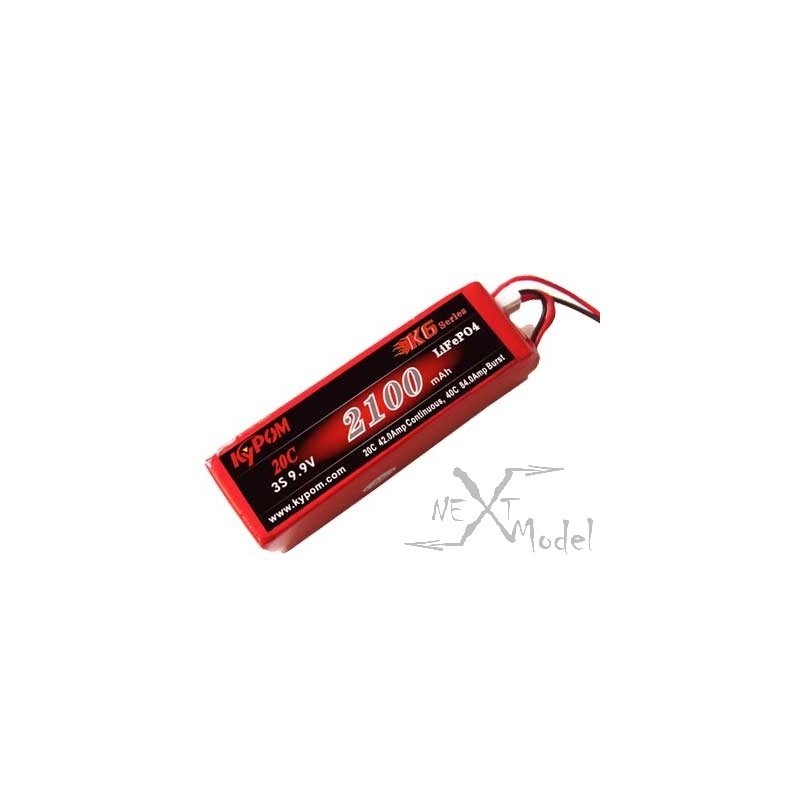 Li-Fe Tx 2100mAh 20C 3S 9,9V (bloc) Kypom Kypom Batteries KTTX2100HP20-3S(A) - 2