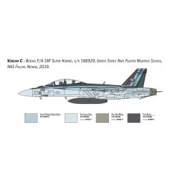 Avion F/A-18F Super Hornet U.S. Navy Spec.Colors 1/48 Italeri Italeri I2823 - 6