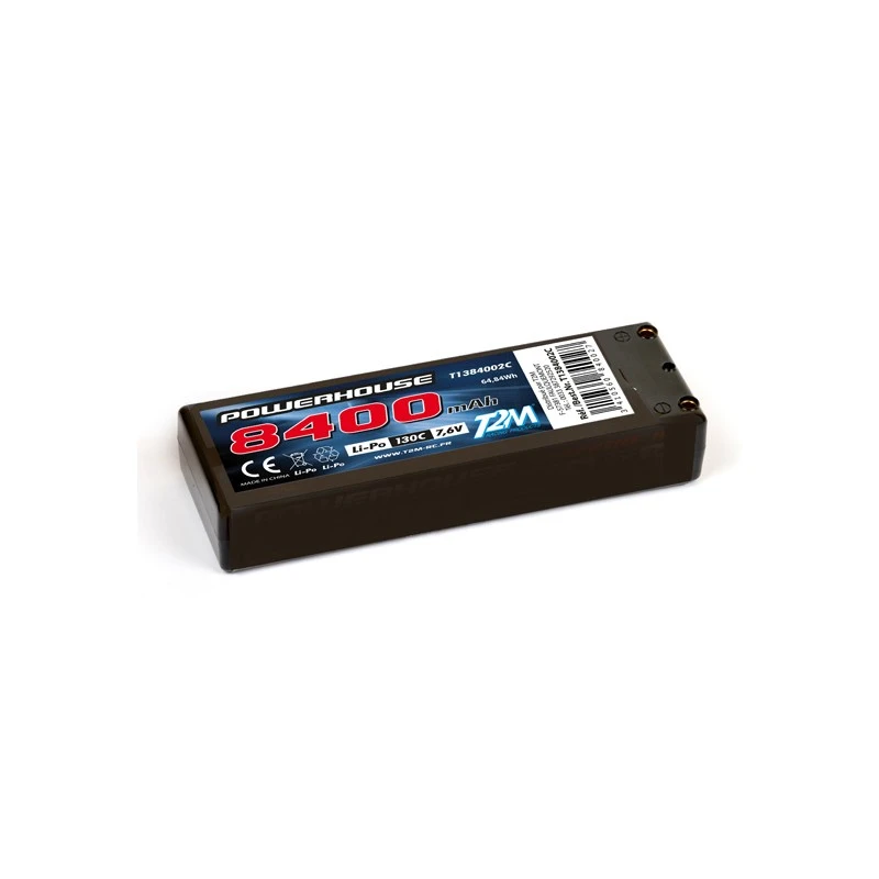 Li-Po HV 8400mAh 130C 2S 7.6V shell (PK 5mm) T2M T2M T1384002C - 1
