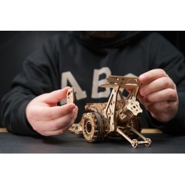 Dragster Top Fuel Puzzle 3D wood UGEARS UGEARS UG-70174 - 5