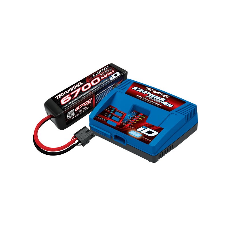 EX-Peak Plus 4S 2991G Fast Charger + Lipo 4S 6700mAh 2890X Traxxas Traxxas TRX-2998G - 1