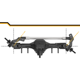Crawler CRX2 kit Toyota Land Cruiser LC70 1/10 Hobbytech Hobbytech 8.CRX2-LC70 - 11