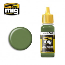 Peinture acrylique RAL 6011 VERT RÉSÉDA 17ml Mig