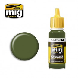 Peinture acrylique RAL 6011 B VERT RÉSÉDA 17ml Mig