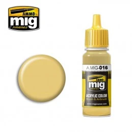 Peinture acrylique RAL 8020 BRUN JAUNE 17ml Mig
