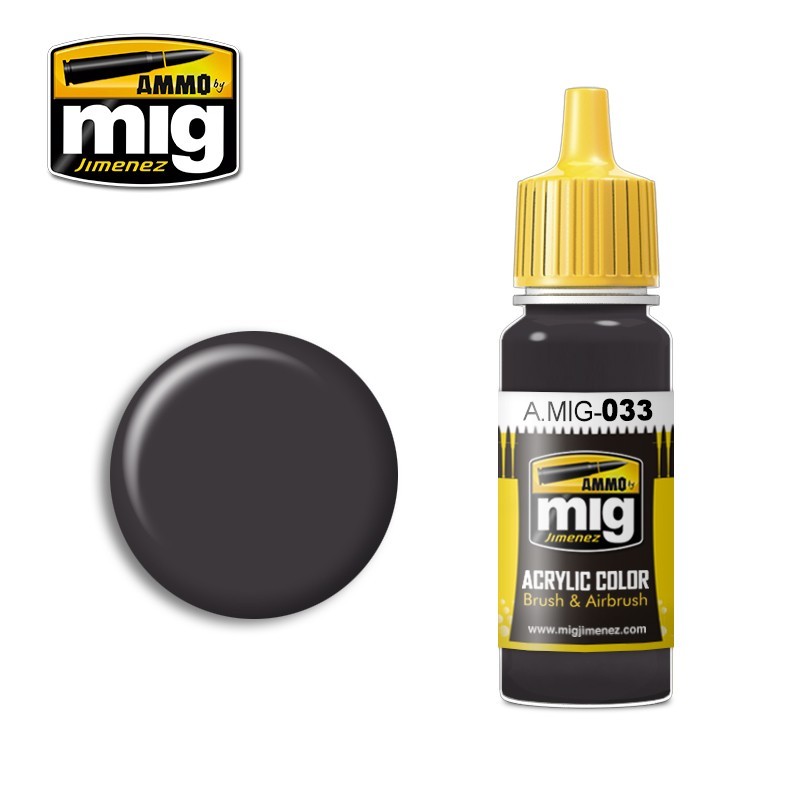 Peinture acrylique PNEUS ET CAOUTCHOUC 17ml Mig