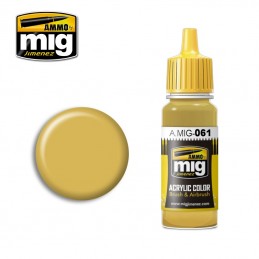 Peinture acrylique CHAUD SABLE JAUNE 17ml Mig