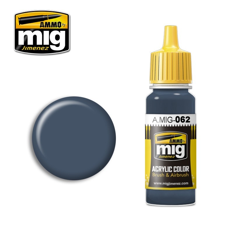 Peinture acrylique BLEU FRANÇAIS 17ml Mig