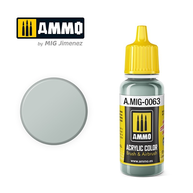 Peinture acrylique RLM 76 GRIS PALE 17ml Mig