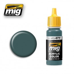 Peinture acrylique VERT TERNE 17ml Mig