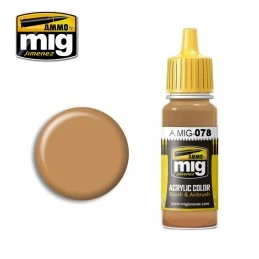 Peinture acrylique TERRE OCRE 17ml Mig