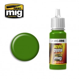 Peinture acrylique VERT CRISTAL PÉRISCOPE (ET FEU ARRIÈRE ALLUMÉ) 17ml Mig