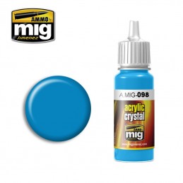 Peinture acrylique BLEU CLAIR CRISTAL 17ml Mig