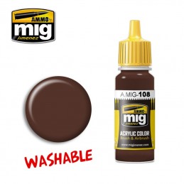 Peinture acrylique BOUE LAVABLE 17ml Mig