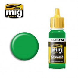 Peinture acrylique VERT CITRON 17ml Mig