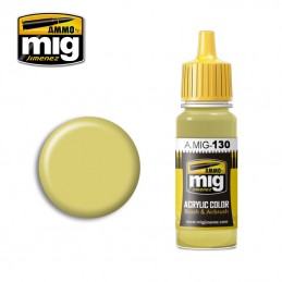 Peinture acrylique JAUNE DÉLAVÉ 17ml Mig
