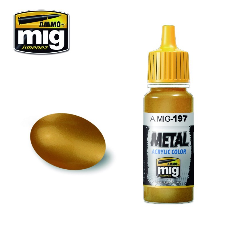 Peinture acrylique LAITON 17ml Mig