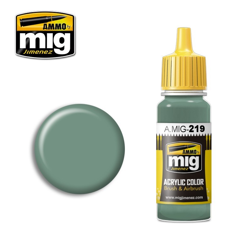 Peinture acrylique FS 34226 (BS283) VERT INTÉRIEUR 17ml Mig