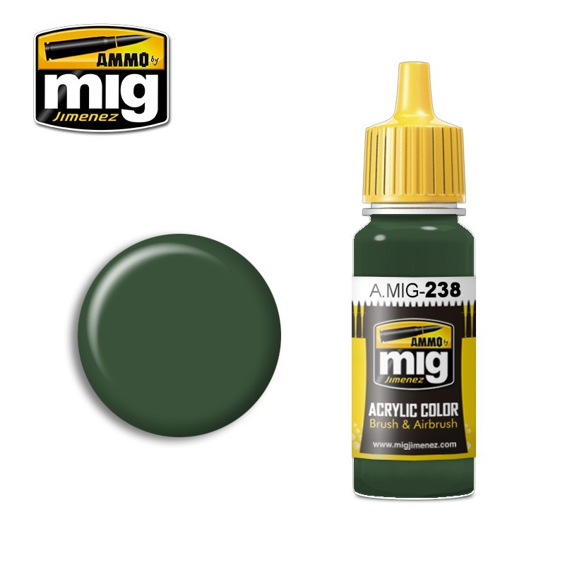 Peinture acrylique FS 34092 VERT MOYEN 17ml Mig