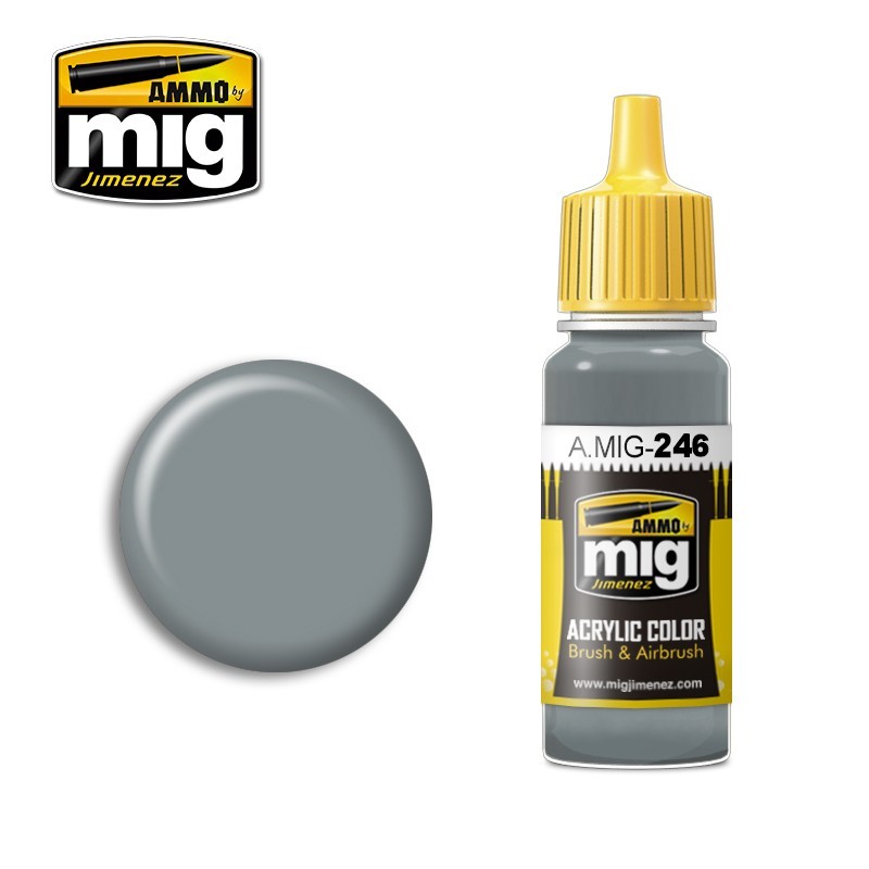 Peinture acrylique GRIS MER MOYEN (BS 637) 17ml Mig