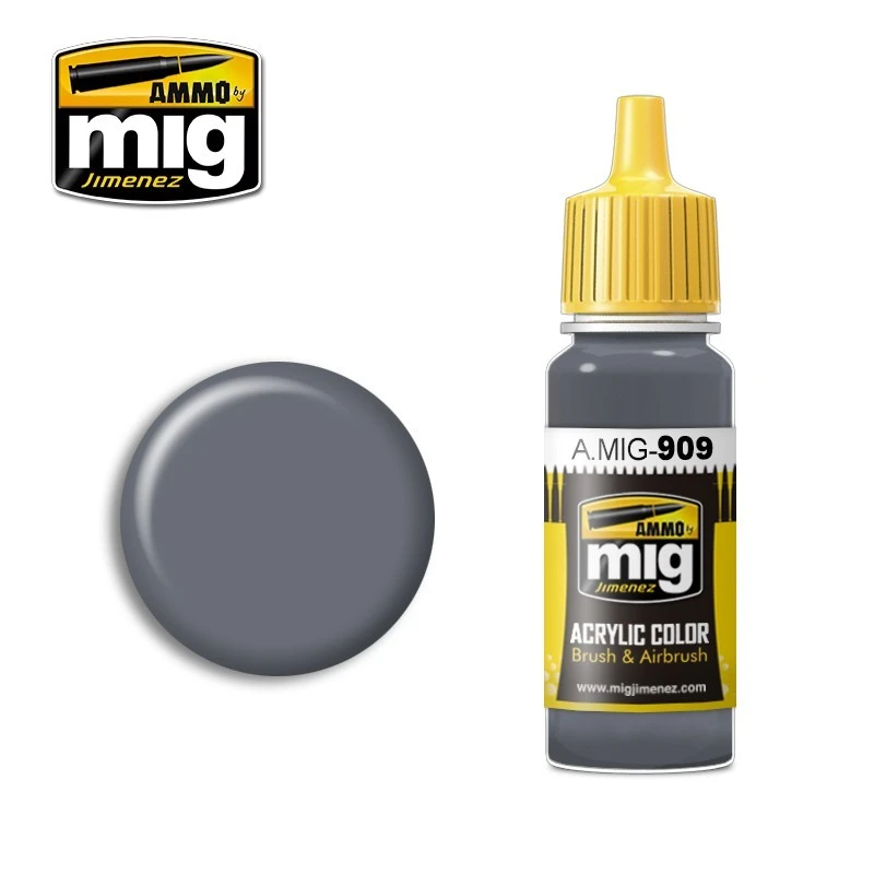 Peinture acrylique GRIS CLAIR BASE 17ml Mig