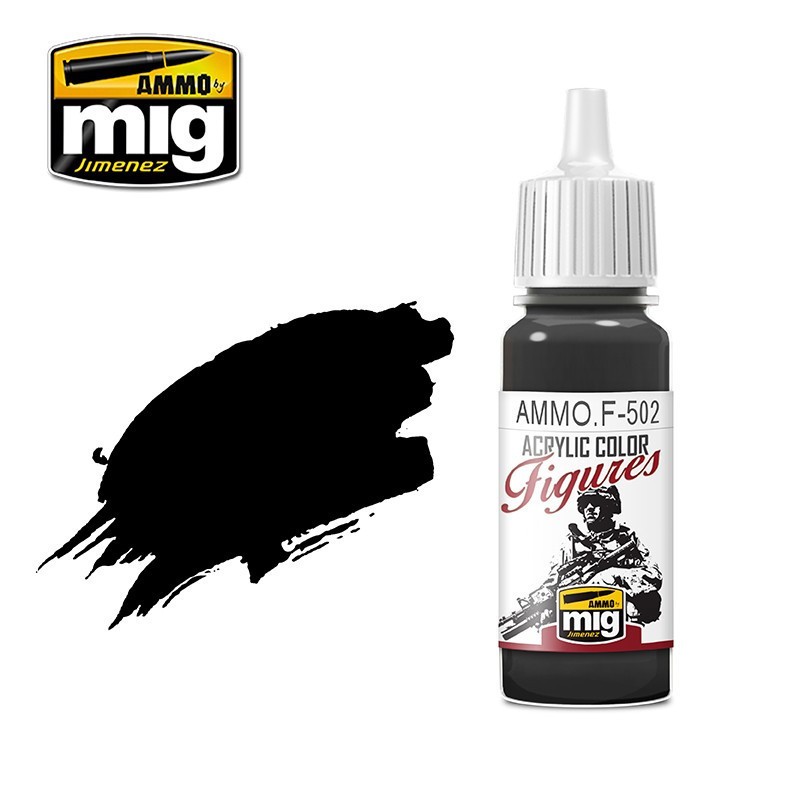 CONTOUR NOIR Acrylic Paint 17ml Mig AMMO - MIG Jimenez A.MIG-F502 - 1