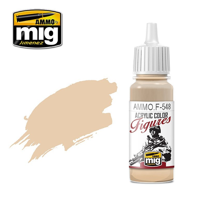 Acrylic Paint SKIN TONE LIGHT COMPLEXION 17ml Mig AMMO - MIG Jimenez A.MIG-F548 - 1