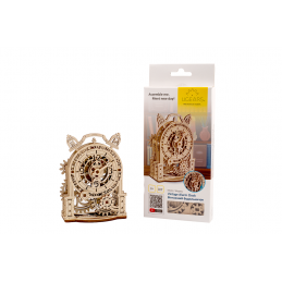 Réveil Vintage Puzzle 3D bois UGEARS UGEARS UG-70163 - 4