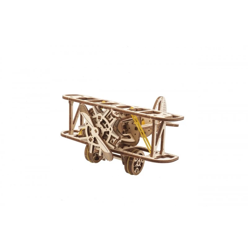 Mini Biplan Puzzle 3D bois UGEARS UGEARS UG-70159 - 1 Mini Biplan Puzzle 3D bois UGEARS UGEARS UG-70159 - 1