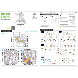 Optimus Prime Transformers Metal Earth Metal Earth MMS469 - 6