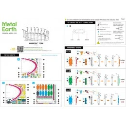 Stade Quidditch Harry Potter Metal Earth Metal Earth MMS466 - 6