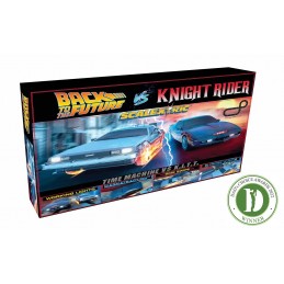 Circuit slot 1980s TV - Back to the Future vs K2000 1/32 Scalextric Scalextric C1431 - 2