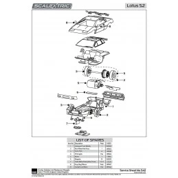 Kit tresse (x4) + guide rond Scalextric Scalextric C8329 - 2