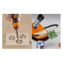 Kit fer à souder, pyrogravure + 7 accessoires PG-Tools PG-Mini PGM-PGT220 - 2