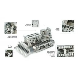 B-Dozer kit mechanical metal construction - Time for Machine Time for Machine T4M38061 - 6