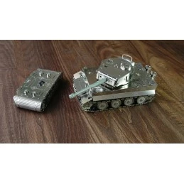 Tank Tiger Radio Controlled Metal Mechanical Construction Kit - Time for Machine Time for Machine T4M38058 - 3