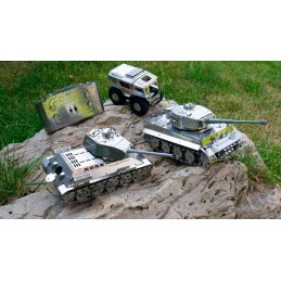 Tank Tiger Radiocommandé kit construction mécanique métal - Time for Machine Time for Machine T4M38058 - 6