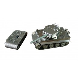 Tank Tiger Radiocommandé kit construction mécanique métal - Time for Machine Time for Machine T4M38058 - 1