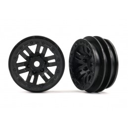 Black Defender Rim 1.0" (x2) TRX-4M Traxxas Traxxas TRX-9768 - 1