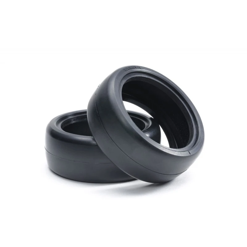 Pneus renforcés slick Soft 24mm (x2) Tamiya Tamiya 54994 - 1