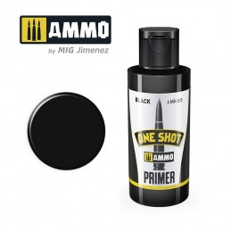 Acrylic paint PRIMER Black ONE SHOT (60ml) Mig AMMO - MIG Jimenez A.MIG-2023 - 1