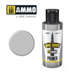 Acrylic paint PRIMER Grey ONE SHOT (60ml) Mig AMMO - MIG Jimenez A.MIG-2024 - 1