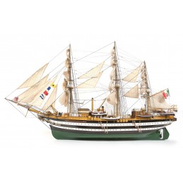Bateau Amerigo Vespucci 1/100 kit construction bois OcCre OcCre 15006 - 2