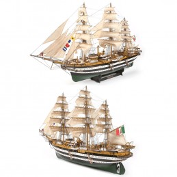 Bateau Amerigo Vespucci 1/100 kit construction bois OcCre OcCre 15006 - 3