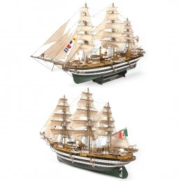 Boat Amerigo Vespucci 1/100 wood construction kit OcCre OcCre 15006 - 3
